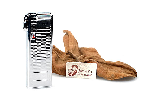 Corona Pipe Lighter 026 3201 Chrome Kornguilloche